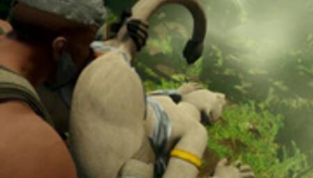 Furry Girl x Stranger Human 3D