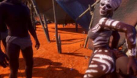 Tribe Orgy 3D Part 1