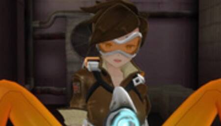 3D HENTAI Overwatch Tracer Masturbation Orgasm