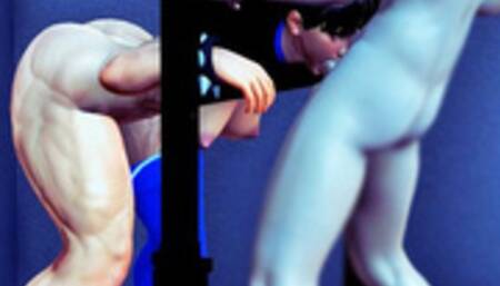 Chun Li Bondage Blowjob