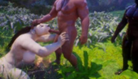 Furry MILF x Human Cocks