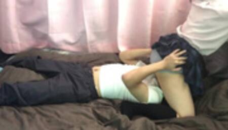 Insert a big penis into a big butt.