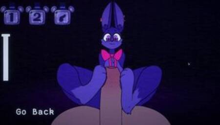 PURPLE RABBIT GET QUARTER-POUNDED, FEET JOBBED oooo ma gaaaawd