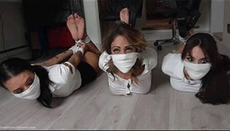 Vanessa, Alba & Zeena in: Serious Security Oversight: Their Disdain for the Glamorous New Supervisor Left Them Wide Open for a Night of Robbery & Gagging! (WMV)