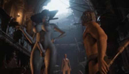 Resident Evil 8 - Futa Lady Dimitrescu Resident Evil Village: FUTANARI Special