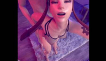 Brigitte Happy new Year Anal Angle [grand Cupido]( Overwatch )