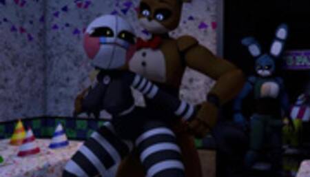 Freddy Plays with the Puppet (with Sound)