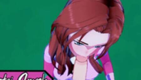 POV Fucking Atom Eve on the Rooftop, Fucking her Doggystyle against a Fence. Invincible Hentai.