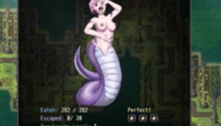 Felarya Voracious Defense - Vore Game (All Prey Eaten - Level one Perfect Score)