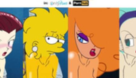 President LISA SIMPSON Simpsons BULMA DBZ Dragon Ball JESSIE POKEMON Ms SARA BELLUM Powerpuff Girls