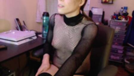 Goth look from Chaturbate Stream 4-17-21