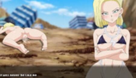 Super Slut Z Tournament [hentai Game] Ep.2 Catfight with Vidl Chichi Bulma and Android 18