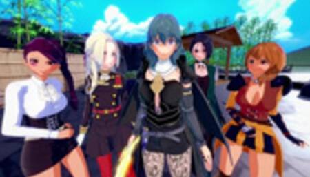 REVERSE GANGBANG - FIRE EMBLEM HAREM (5 GIRLS 1 GUY)