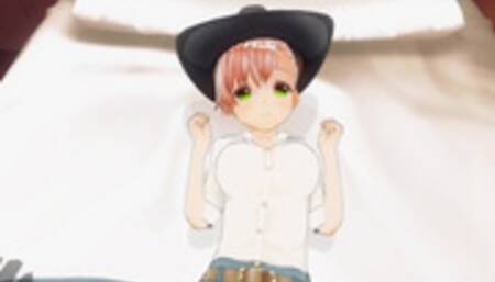 3D HENTAI POV Cowboy Girl Agreed to have Sex while Parents are not at Home