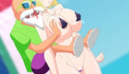 Android Quest for the Balls - Dragon Ball Part 1 - Horny Android 18 the Bikini by LoveSkySanX