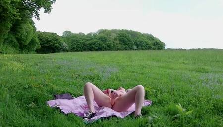 Small Titted MILF Suzy Solo Outdoor Strip