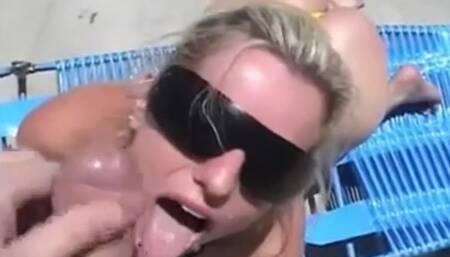 branlette et pipe la plage