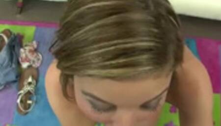 POVLife Sexy Brunette Katie King POV Blowjob Sex