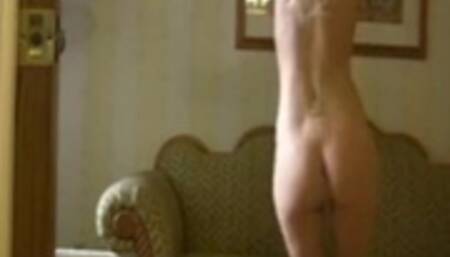 Sexy Blonde Jackie Robin Shaking up her Nice Smooth Ass