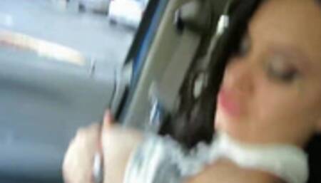 POVLife Busty Latin Punk Babe Fingered in the Car