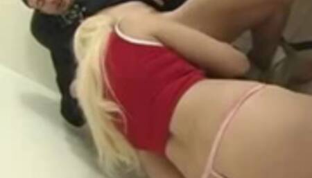 Blonde Cheerleader Tatiana Lollipops the School Principals Hard Cock