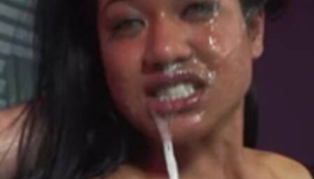 Asian Cutie Seduces before Giving a Hardcore BJ