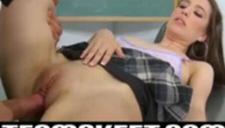 Sexy Brunette Small Tits Schoolgirl Teen Zarena Summers Fucks Pro