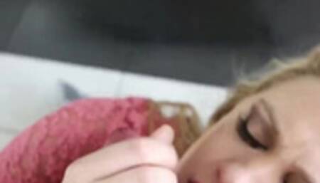 ShesNew round Ass Blonde Teen Jayden Rae Blows and Rides Bigcock