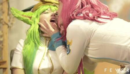 Lulu Star Guardian and Ahri Skin Fucking for you