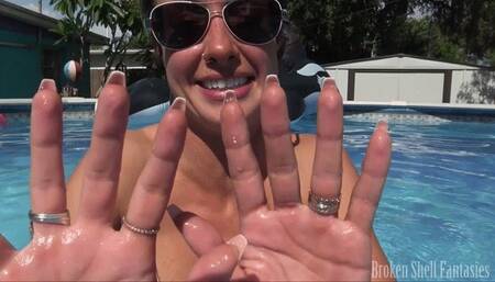 Tickled and Jerked Off At The Pool (HD WMV)