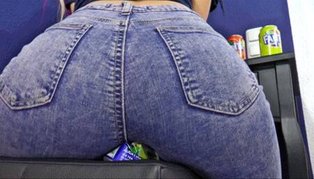 Crushed under her awesome ass