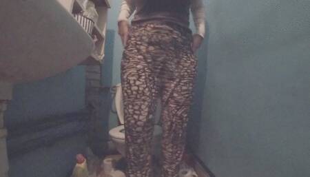 Pee and silent sticky brown thing