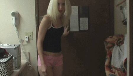 Another Exclusive 18 Years Old Video! Hot Kittie Jerks Off Tied Up Man! (mp4)