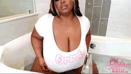 Big FAT Wet T-shirt Titty Tease