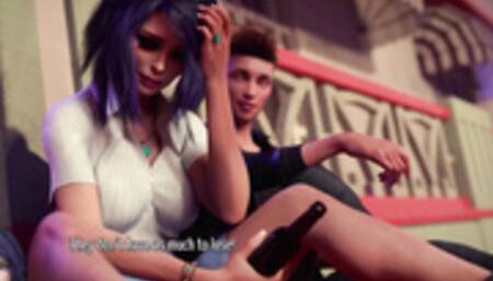 Sexy MILF & Teen Boy Gameplay Sex