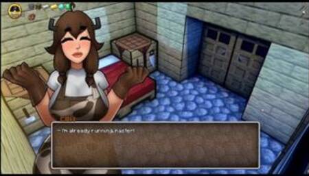 HornyCraft [minecraft Parody Hentai game PornPlay ]Ep.5 the cowgirl wants to touch my morning boner