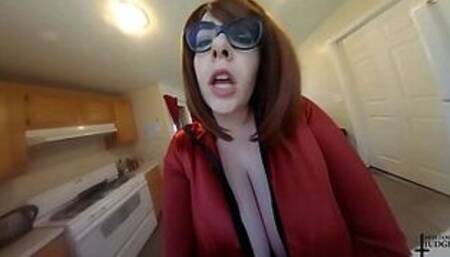 Tiny Husband Lost in Tits Giantess