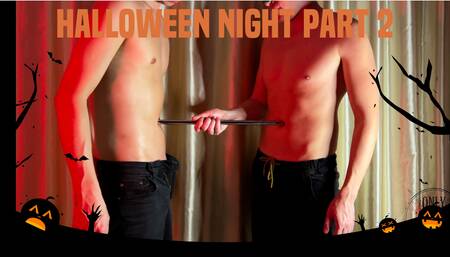 Lovers Halloween night part #2 - navel's bonanza
