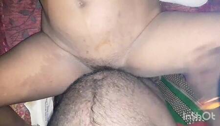 My husband hard fucked me on table