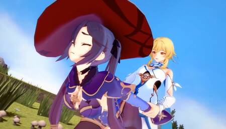 【LUMINE】【FUTANARI 3D】【MONA】【GENSHIN IMPACT】