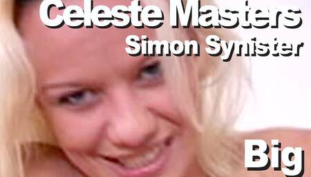 Celeste Masters & Simon Synister big boob handjob cumshot