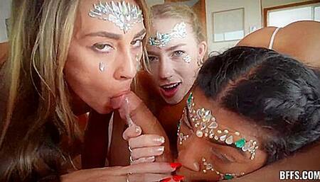 Fantasy Fest With Maya Farrell, Stella Elle And Mackenzie Mace