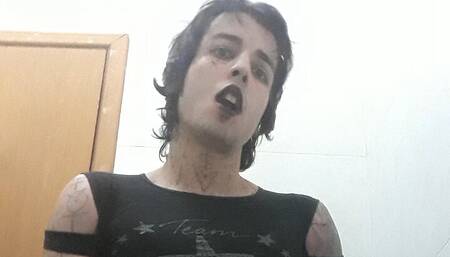 Wormboy big cock satanic tattooed