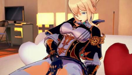 Jean Hentai 3D Masturbating