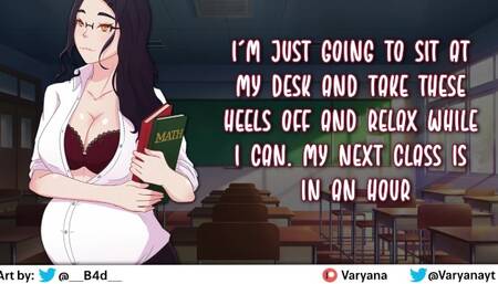 Fucking your Pregnant Teacher in Class