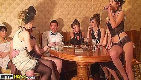 Hot Sex Party In Retro Style, Part 3 - Pavel, Cleopatra Rios And Cindy Jays