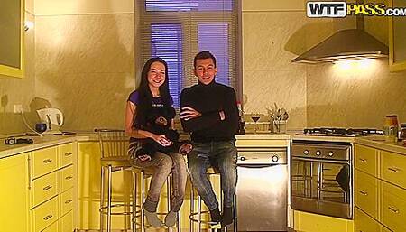 Kitchen Amateur Sex Video With Ilya And Cindy Jays
