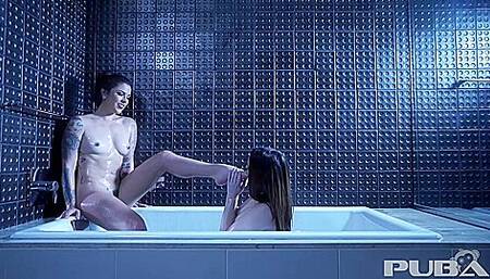 Kayla Jane Danger And Jenna J. Ross In Glowing Girls With Kayla Jane And Jenna