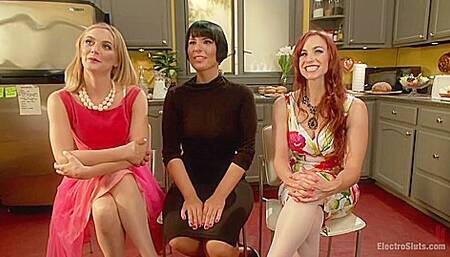 Stepford Wives: A Shock Sploshing Parody - Mona Wales, April Fools And Bella Rossi