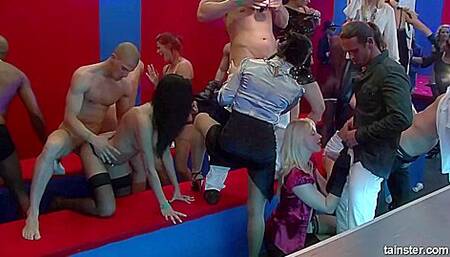 Extreme Speed Dating Part 1 - Cam 1 With Tatiana Milovani, Carmen Black And Zuzana Z